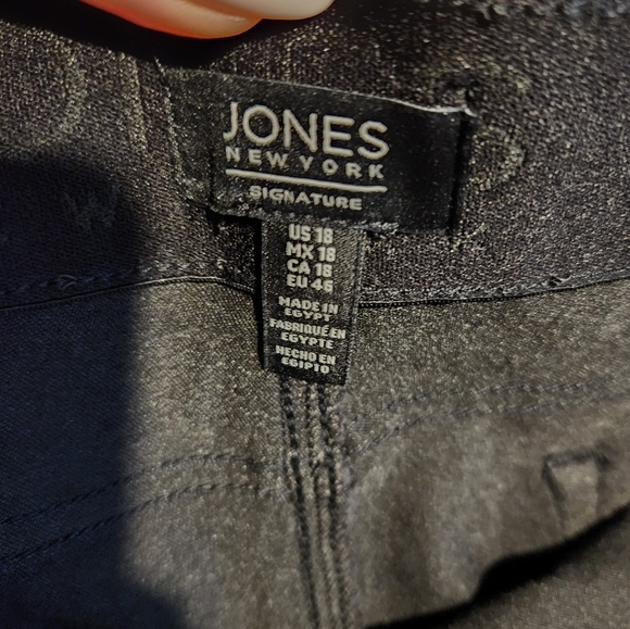 Jones New York Lexington Straight Leg Pull On Jeans Women's Plus Size 18 - Picture 5 of 6